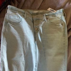 Old Navy jeans-unfinished hem